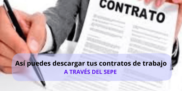 descargar mi contrato laboral sepe