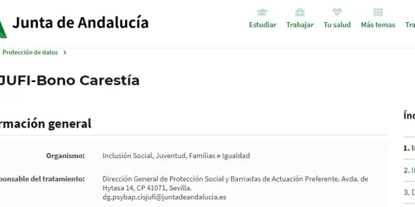 solicitar bono carestía